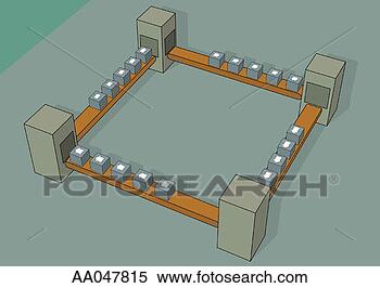 Stock Image - abstract production 
line. fotosearch 
- search stock 
photos, pictures, 
images, and photo 
clipart