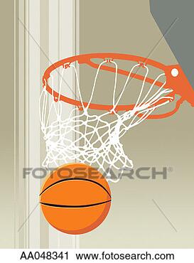Stock Photography - basketball falls 
through hoop. 
fotosearch - search 
stock photos, 
pictures, images, 
and photo clipart