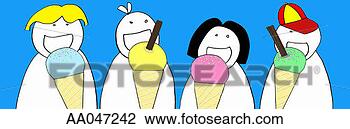 Stock Photo - eating ice cream. 
fotosearch - search 
stock photos, 
pictures, images, 
and photo clipart