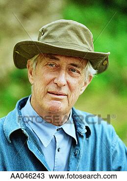 Stock Photo - mature man wearing 
a fishing hat. 
fotosearch - search 
stock photos, 
pictures, images, 
and photo clipart