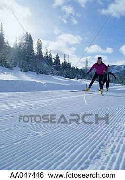 Stock Photo - nordic style cross 
country skiing. 
fotosearch - search 
stock photos, 
pictures, images, 
and photo clipart