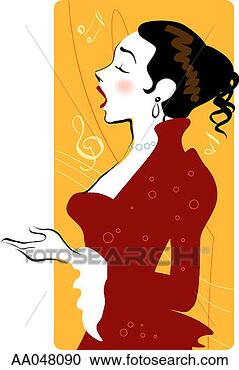 Stock Photography - opera singer. 
fotosearch - search 
stock photos, 
pictures, images, 
and photo clipart