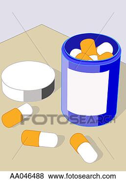 Stock Photo - prescription capsules. 
fotosearch - search 
stock photos, 
pictures, images, 
and photo clipart