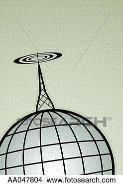 Stock Photo - radio tower transmitting 
signals. fotosearch 
- search stock 
photos, pictures, 
images, and photo 
clipart