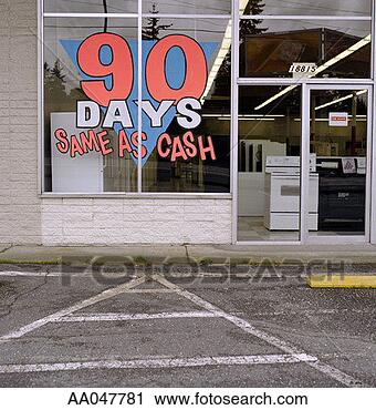 Stock Photography - sign painted on 
window of an appliance 
store. fotosearch 
- search stock 
photos, pictures, 
images, and photo 
clipart