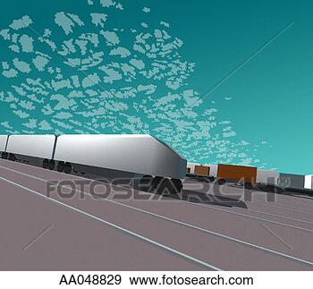 Stock Photograph - cars in railroad 
yard. fotosearch 
- search stock 
photos, pictures, 
images, and photo 
clipart