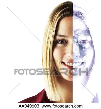 Stock Photo - ct scan of half 
of woman's face. 
fotosearch - search 
stock photos, 
pictures, images, 
and photo clipart