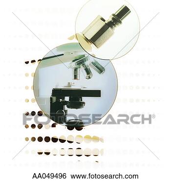 Stock Photo - digital composite 
of microscope. 
fotosearch - search 
stock photos, 
pictures, images, 
and photo clipart