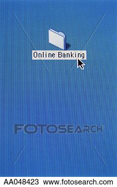Stock Photo - electronic file 
folder marked 
online banking. 
fotosearch - search 
stock photos, 
pictures, images, 
and photo clipart