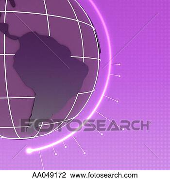 Stock Photo - globe focusing 
on south american. 
fotosearch - search 
stock photos, 
pictures, images, 
and photo clipart