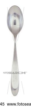 Stock Image - silver spoon. 
fotosearch - search 
stock photos, 
pictures, images, 
and photo clipart