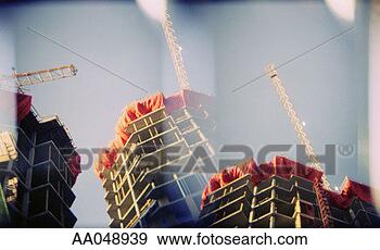 Stock Photograph - skyscrapers under 
construction. 
fotosearch - search 
stock photos, 
pictures, images, 
and photo clipart