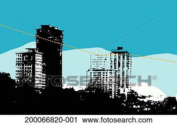 Stock Photography - highrise flats. 
fotosearch - search 
stock photos, 
pictures, images, 
and photo clipart