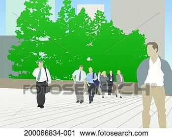 Stock Photography - people commuting. 
fotosearch - search 
stock photos, 
pictures, images, 
and photo clipart