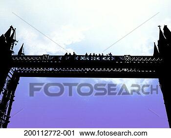 Stock Photography - england, london, 
tourists looking 
at view from tower 
bridge. fotosearch 
- search stock 
photos, pictures, 
images, and photo 
clipart