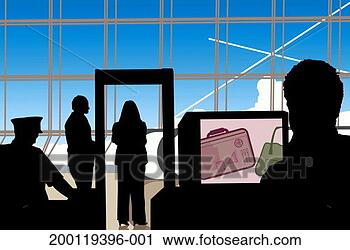 Stock Photography - security checkpoint 
in airport departure 
lounge. fotosearch 
- search stock 
photos, pictures, 
images, and photo 
clipart