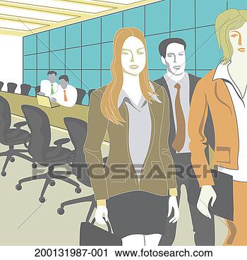 Stock Photography - business people 
leaving conference 
 room. fotosearch 
- search stock 
photos, pictures, 
images, and photo 
clipart