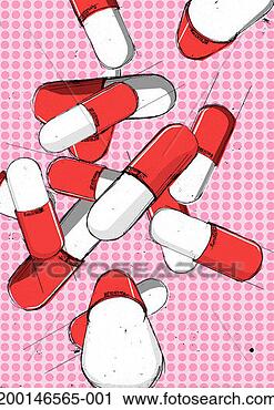 Stock Photography - red and white 
capsules. fotosearch 
- search stock 
photos, pictures, 
images, and photo 
clipart