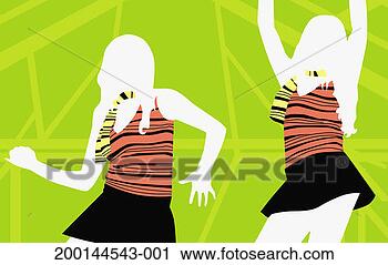 Stock Photography - young woman dancing. 
fotosearch - search 
stock photos, 
pictures, images, 
and photo clipart