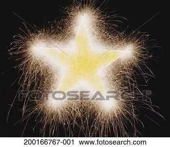 Stock Photography - sparklers around 
lights in shape 
of star. fotosearch 
- search stock 
photos, pictures, 
images, and photo 
clipart