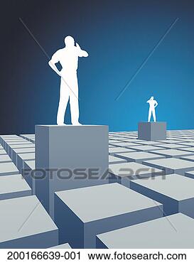 Stock Photography - two men standing 
atop boxes, shouting 
at one another. 
fotosearch - search 
stock photos, 
pictures, images, 
and photo clipart