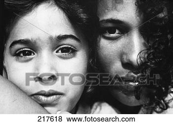 Stock Photo - black and white 
close-uo of mother 
& daughter. fotosearch 
- search stock 
photos, pictures, 
images, and photo 
clipart
