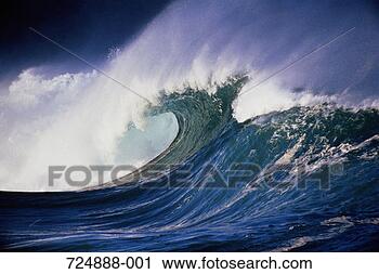 Stock Photography - crashing wave 
with surf. fotosearch 
- search stock 
photos, pictures, 
images, and photo 
clipart