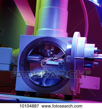 Picture - electronic microscope, 
barcelona, spain. 
fotosearch - search 
stock photos, 
pictures, images, 
and photo clipart