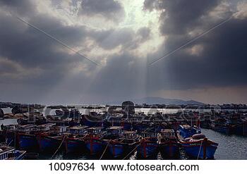 Stock Photo - fishing port, 
nha trang, vietnam. 
fotosearch - search 
stock photos, 
pictures, images, 
and photo clipart
