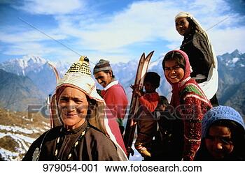 Stock Photography - india, garwhal 
himal, tibetan 
boarder natives 
in mountainous 
region. fotosearch 
- search stock 
photos, pictures, 
images, and photo 
clipart