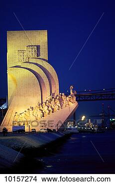 Stock Photo - lisbon, monument 
to the discoveries. 
fotosearch - search 
stock photos, 
pictures, images, 
and photo clipart