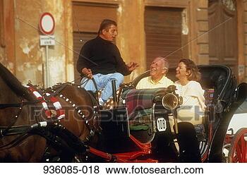 Stock Photo - mature couple 
taking carriage 
ride, rome, italy. 
fotosearch - search 
stock photos, 
pictures, images, 
and photo clipart