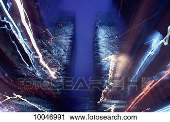 Stock Photography - new york city 
at night in blur. 
fotosearch - search 
stock photos, 
pictures, images, 
and photo clipart