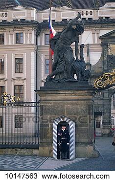Stock Photo - prague castle, 
palace guards. 
fotosearch - search 
stock photos, 
pictures, images, 
and photo clipart