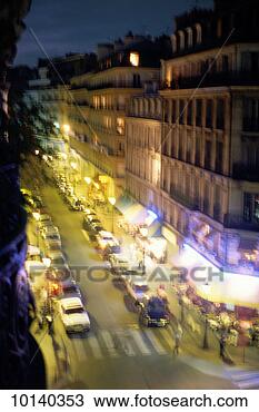 Stock Photo - rue des archives, 
street, paris, 
night. fotosearch 
- search stock 
photos, pictures, 
images, and photo 
clipart