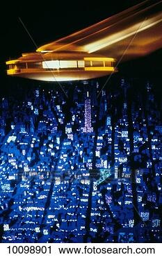 Stock Photography - ufo over new york 
city. fotosearch 
- search stock 
photos, pictures, 
images, and photo 
clipart