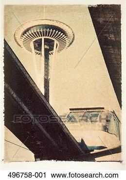 Stock Photography - usa, washington, 
seattle, space 
needle & monorail 
(transfer image). 
fotosearch - search 
stock photos, 
pictures, images, 
and photo clipart
