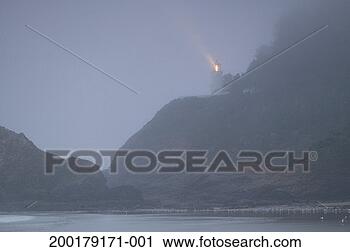Stock Photography - usa, oregon, heceta 
head lighthouse, 
dawn. fotosearch 
- search stock 
photos, pictures, 
images, and photo 
clipart