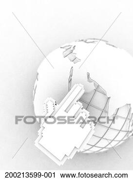 Stock Photography - hand cursor pointing 
at saudi arabia 
on globe (digital). 
fotosearch - search 
stock photos, 
pictures, images, 
and photo clipart