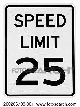 Stock Photography - 'speed limit 25' 
road sign. fotosearch 
- search stock 
photos, pictures, 
images, and photo 
clipart