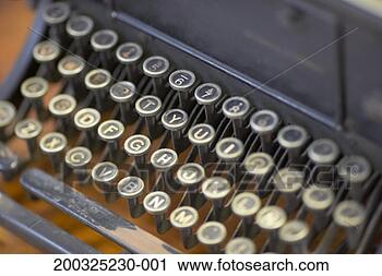 Stock Photography - close-up of a 
typewriter. fotosearch 
- search stock 
photos, pictures, 
images, and photo 
clipart
