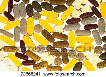 Stock Photography - assorted pills 
and capsules, 
close-up. fotosearch 
- search stock 
photos, pictures, 
images, and photo 
clipart