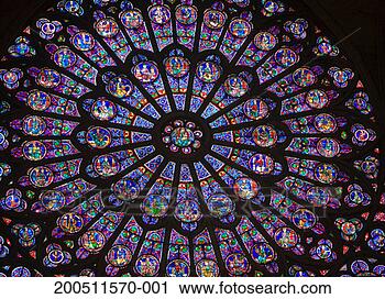 Stock Photography - france, paris, 
notre dame cathedral, 
rose window. fotosearch 
- search stock 
photos, pictures, 
images, and photo 
clipart