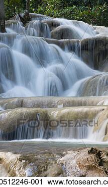 Stock Photography - jamaica, ocho 
rios, dunns river 
falls. fotosearch 
- search stock 
photos, pictures, 
images, and photo 
clipart