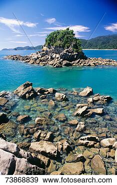 Stock Photograph - new zealand, south 
island, abel tasman 
national park. 
fotosearch - search 
stock photos, 
pictures, images, 
and photo clipart