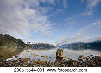 Stock Photography - usa, alaska, glacier 
bay np, reid inlet. 
fotosearch - search 
stock photos, 
pictures, images, 
and photo clipart