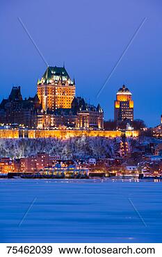 Stock Photograph - canada,  quebec, 
 quebec city, 
 chateau frontenac 
and st lawrence. 
fotosearch - search 
stock photos, 
pictures, images, 
and photo clipart