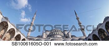 Stock Photography - panoramic view 
of the blue mosque, 
istanbul, turkey. 
fotosearch - search 
stock photos, 
pictures, images, 
and photo clipart