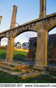 Stock Photography - astralia, tasmania, 
port arthur historic 
site, penal settlement, 
ruins. fotosearch 
- search stock 
photos, pictures, 
images, and photo 
clipart