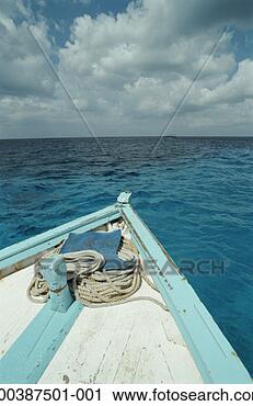 Stock Photography - mexico, yucatan, 
cozumel island, 
deck and bow of 
diver's boat at 
sea. fotosearch 
- search stock 
photos, pictures, 
images, and photo 
clipart